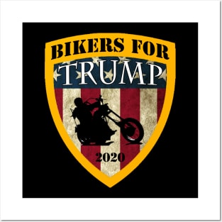 Bikers For Trump 2020 Posters and Art